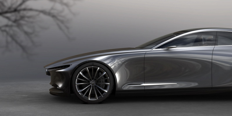 Illustration for article titled TheĀ Mazda Vision Coupe Concept Is One Of The Best Sedan Designs We've Seen In A While